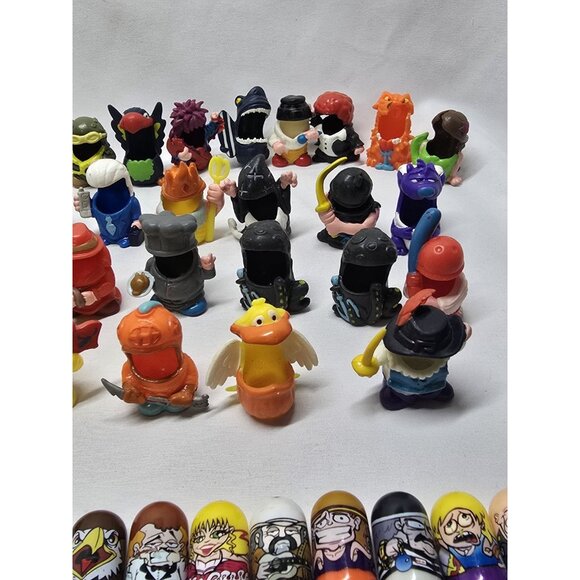 Moose Mighty Beanz 55 PC Lot Bodz, 29 Beanz Collectible Rare Vintage Some Flaws - Picture 5 of 16